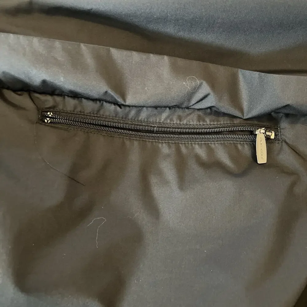 PING Jacket Travel Channel Black Full Zip Weather Resistant Oversized Medium